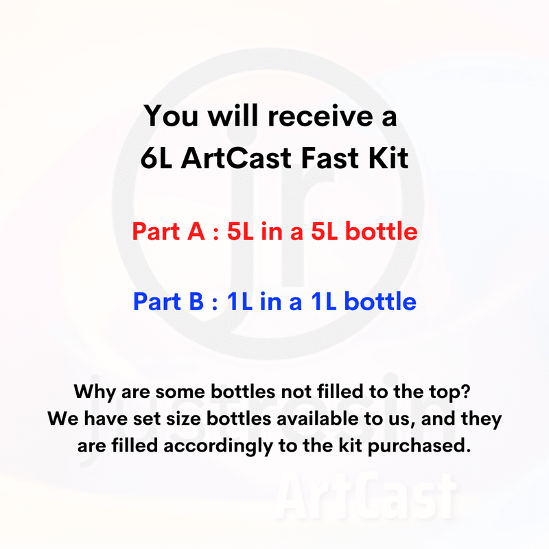 ArtCast Epoxy Resin - Fast - 6L Kit just-resin