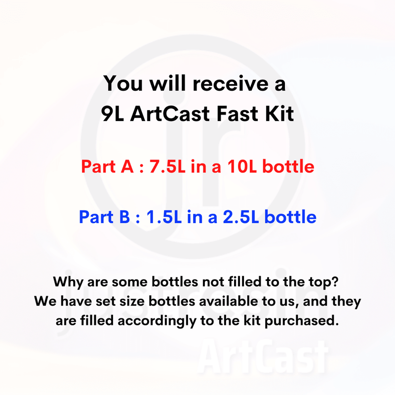 ArtCast Epoxy Resin - Fast - 9L Kit just-resin