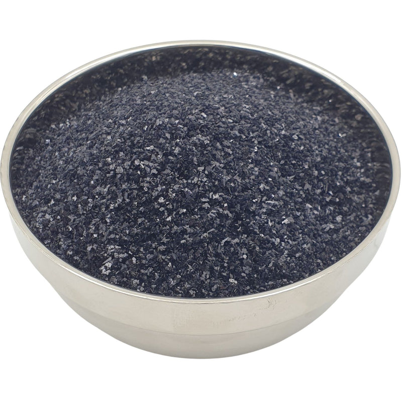 Black - Glass Glitter - Coarse