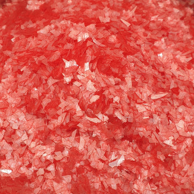 Bright Red Translucent - Glass Glitter - Super Shard