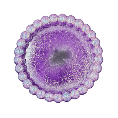 Bubble Round Coaster / Dish - Small Bubbles Silicone Mould