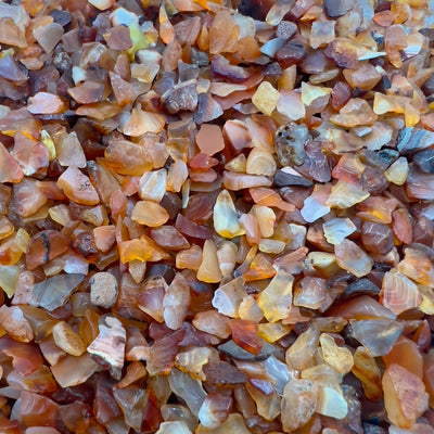 Carnelian Crystal Chips 250gm