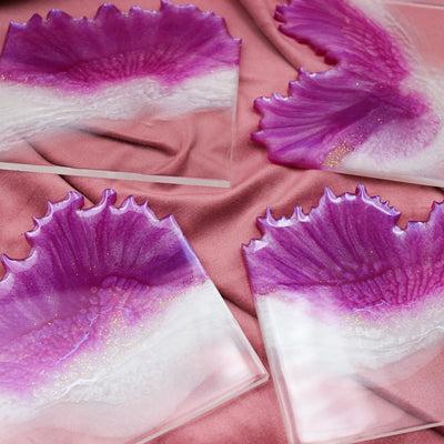 Geode Coaster Set Silicone Mould