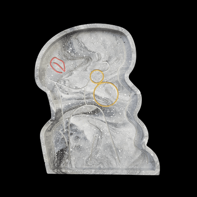 Goddess Face Dish Silicone Mould
