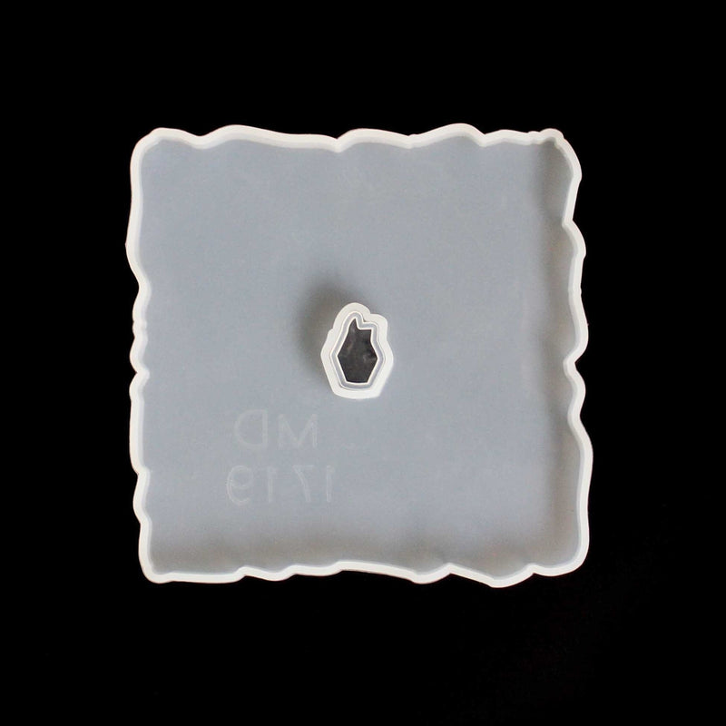 Square Geode Coaster Silicone Mould