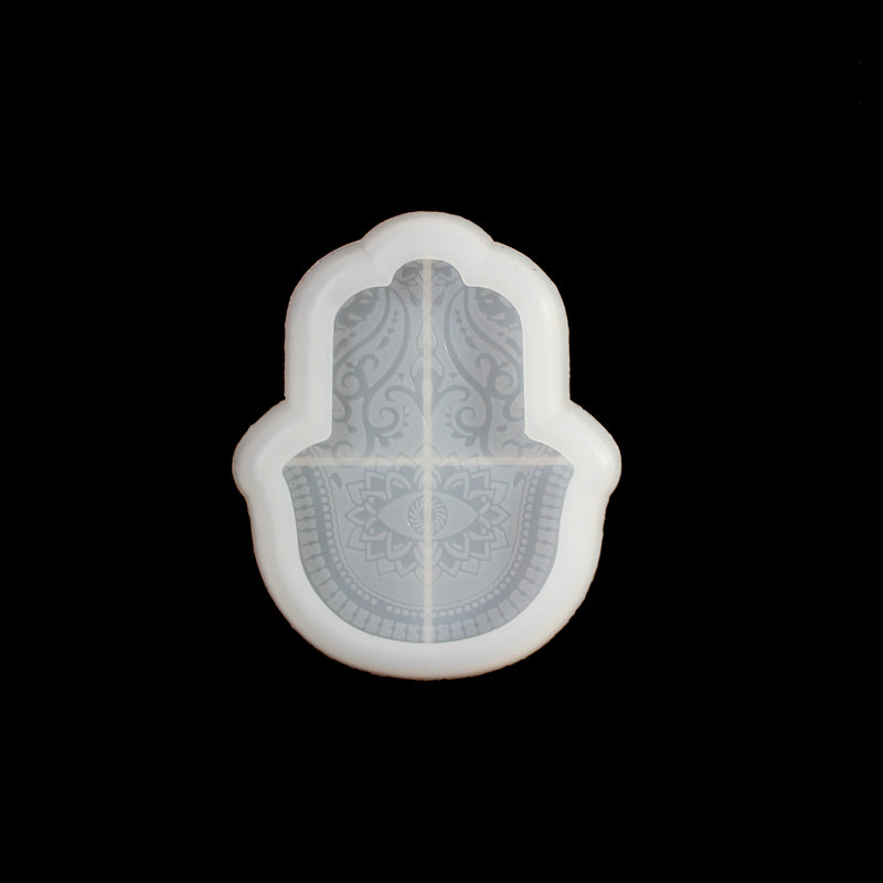 Hamsa Hand (Wide) Trinket Tray Silicone Mould