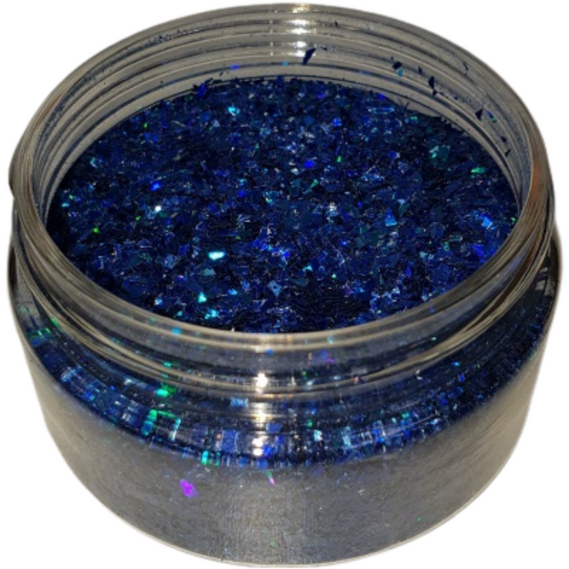 Lapis Blue - Glitter Flake Holographic