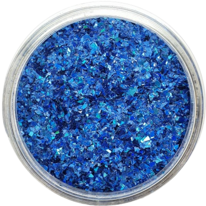 Lapis Blue - Glitter Flake Holographic
