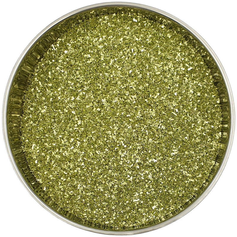 Lime Green - Glass Glitter - Coarse