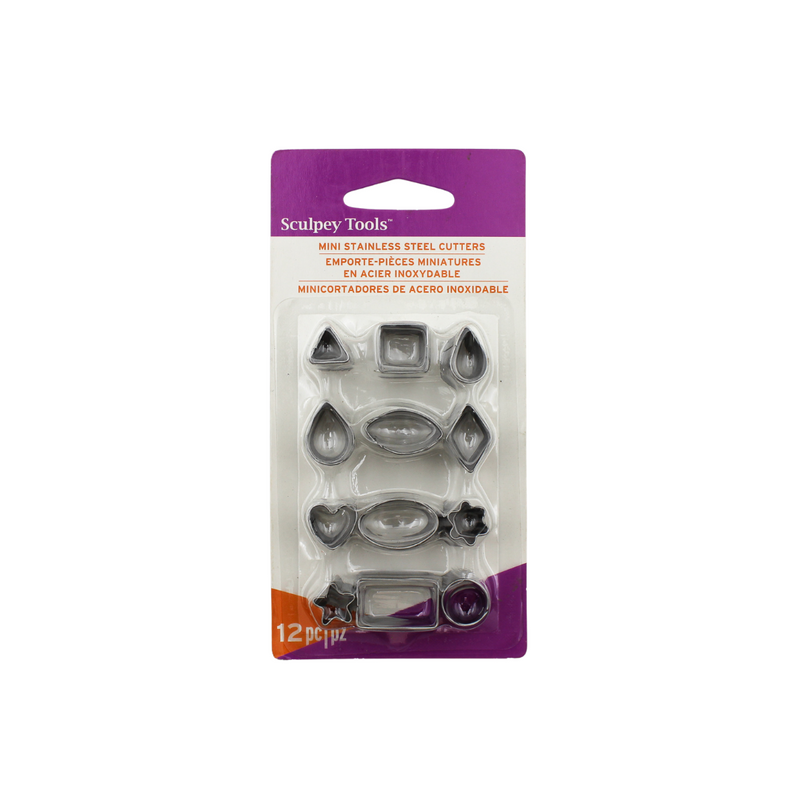 Sculpey Tools - 12pc Mini Cutters : Basic