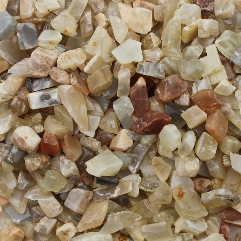 Peach Moonstone Crystal Chips 250gm