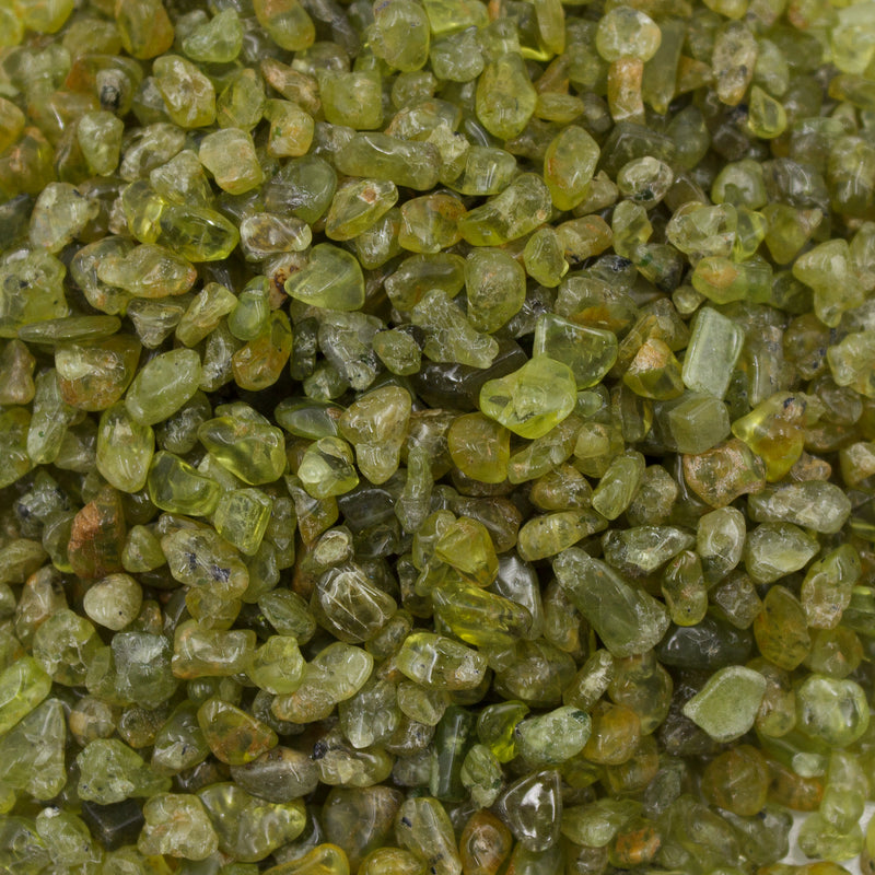 Peridot Crystal Chips 250gm