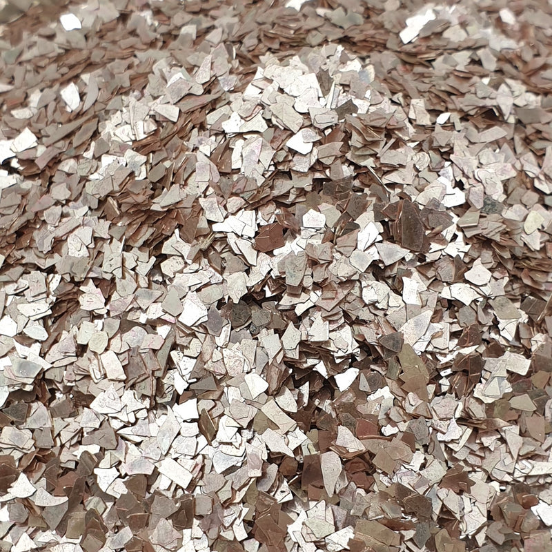 Pink Silver - Glass Glitter - Super Shard
