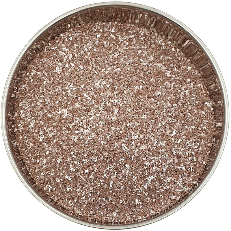 Pink Silver - Glass Glitter - Coarse