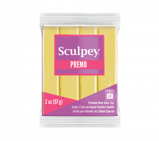 Premo Sculpey Clay - 57g - Fluorescent Yellow