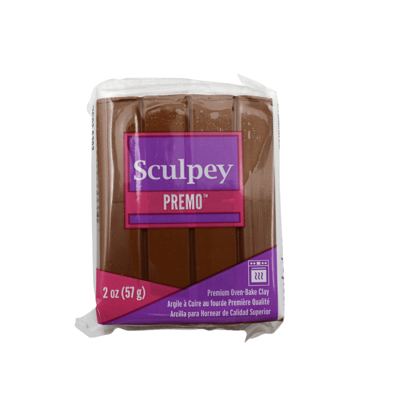 Premo Sculpey Clay - 57g - Raw Sienna