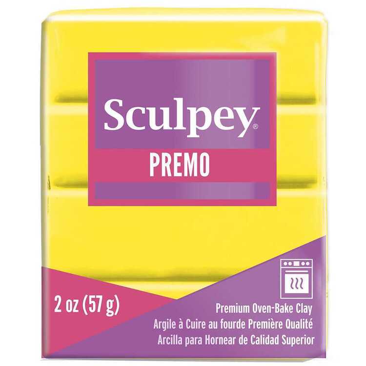 Premo Sculpey Clay - 57g - Zinc Yellow