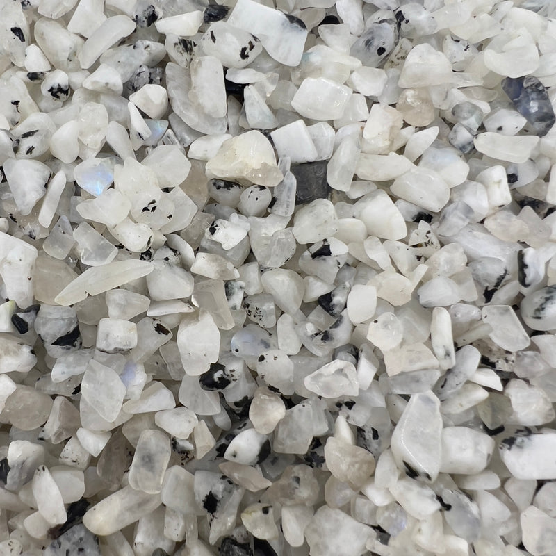 Rainbow Moonstone Crystal Chips 250gm