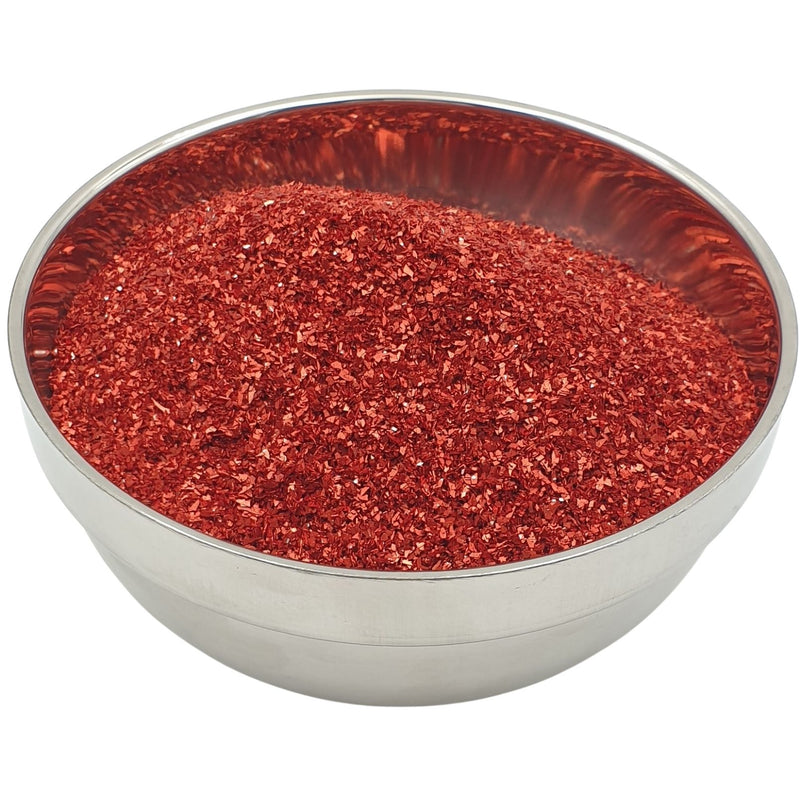 Red - Glass Glitter - Coarse