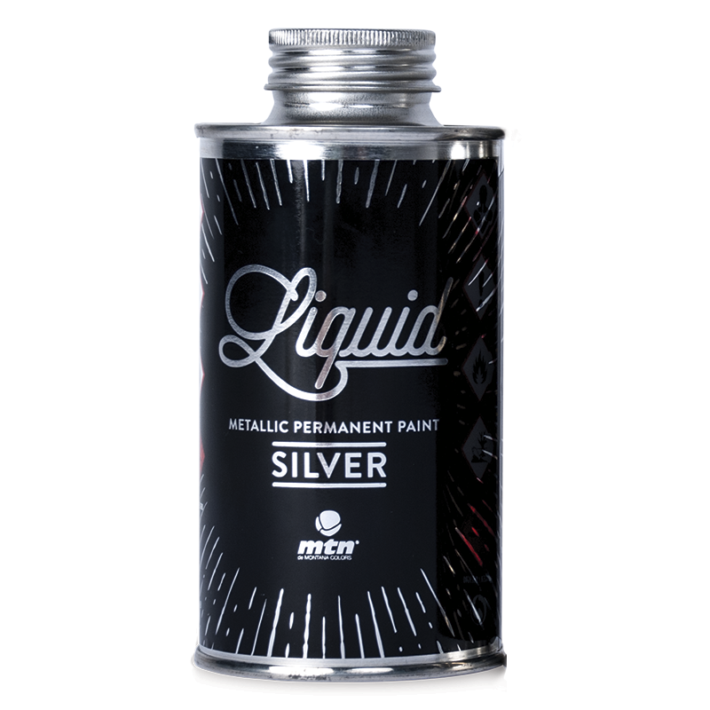 MTN Colors - Montana Liquid Metallic Paint - Silver