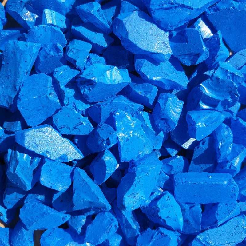 Sky Blue Glass Fragments 250gm