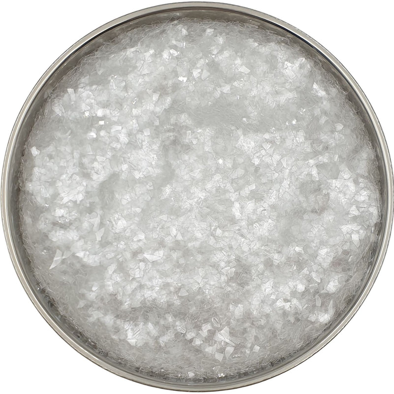 White Translucent - Glass Glitter - Super Shard