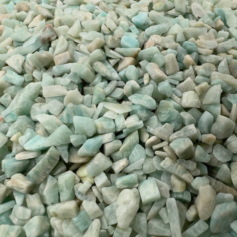 Amazonite Crystal Chips 250gm