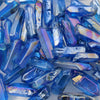 Blue Aura Quartz Crystal Points 100gm just-resin