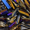 Cobalt Aura Quartz Crystal Points 100gm just-resin