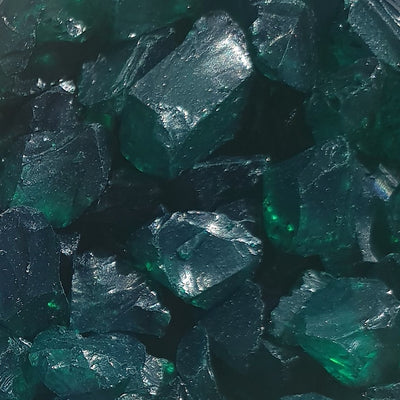 Emerald Glass Fragments 250gm