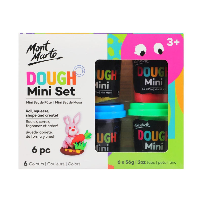 Dough Mini Set 6pc x 56g - Mont Marte