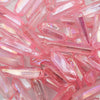 Pink Aura Quartz Crystal Points 100gm just-resin