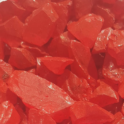 Strawberry Red Glass Fragments 250gm