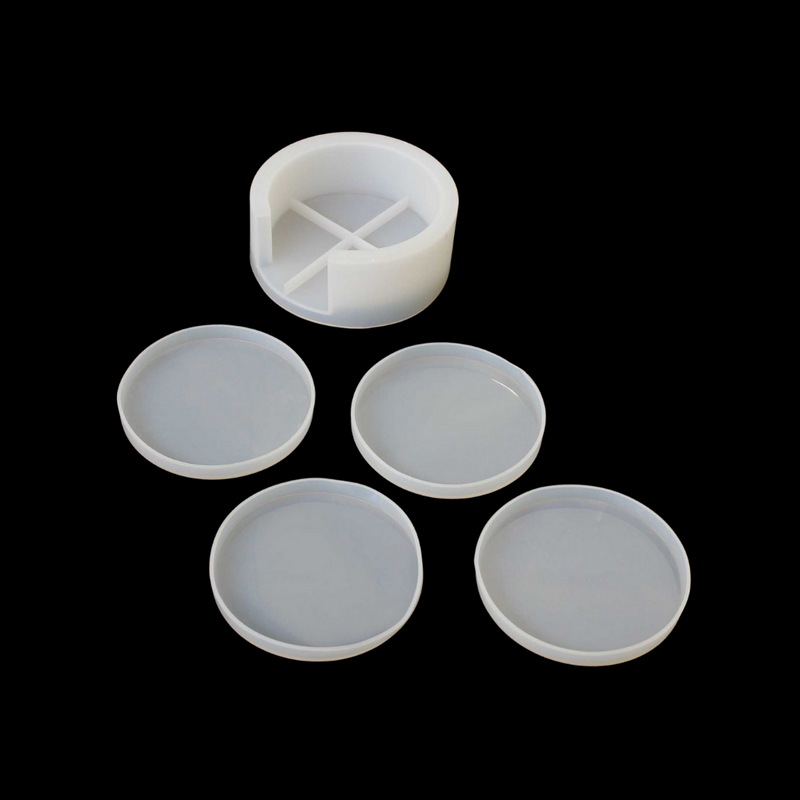 Round Coaster Set Silicone Mould