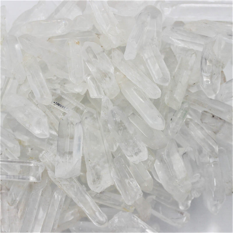 Clear Quartz Crystal Points 50gm - High Clarity with Natural Variation